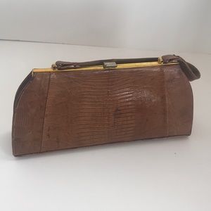 Vintage exotic ladylike handbag